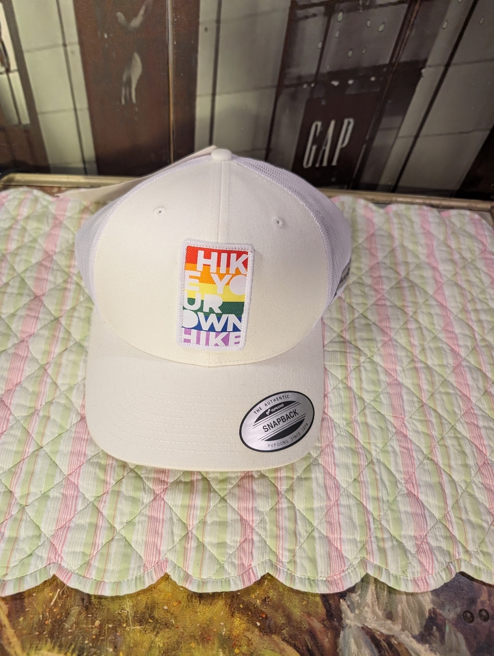 Hike Your Own Hike Rainbow Pride Ball Cap